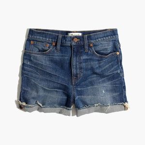 NWT Madewell High-Rise Denim Boyshorts shorts
